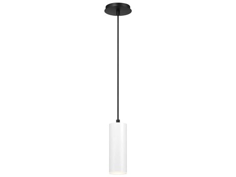 Eurofase Neptune 1-Light White LED Cylinder Mini Pendant