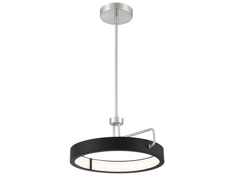 Eurofase Pemberton 1-Light Satin Nickel LED Round Pendant