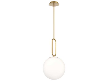 Eurofase Prospect 1-Light Gold Glass Globe Mini Pendant