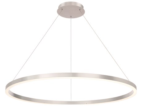 Eurofase Spunto 1-Light Silver LED Round Pendant