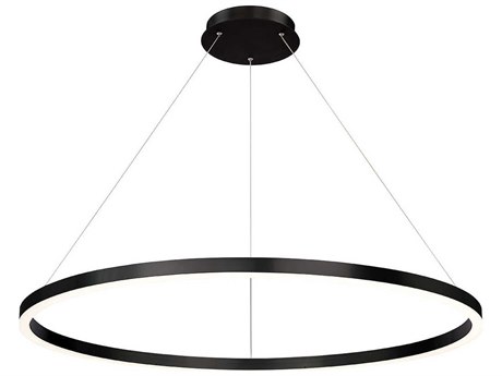 Eurofase Spunto 1-Light Matte Black LED Round Pendant