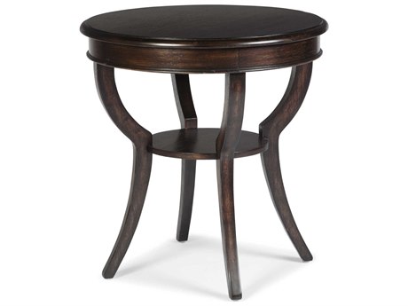 Fairfield Chair Revelation Round Wood Graphite End Table