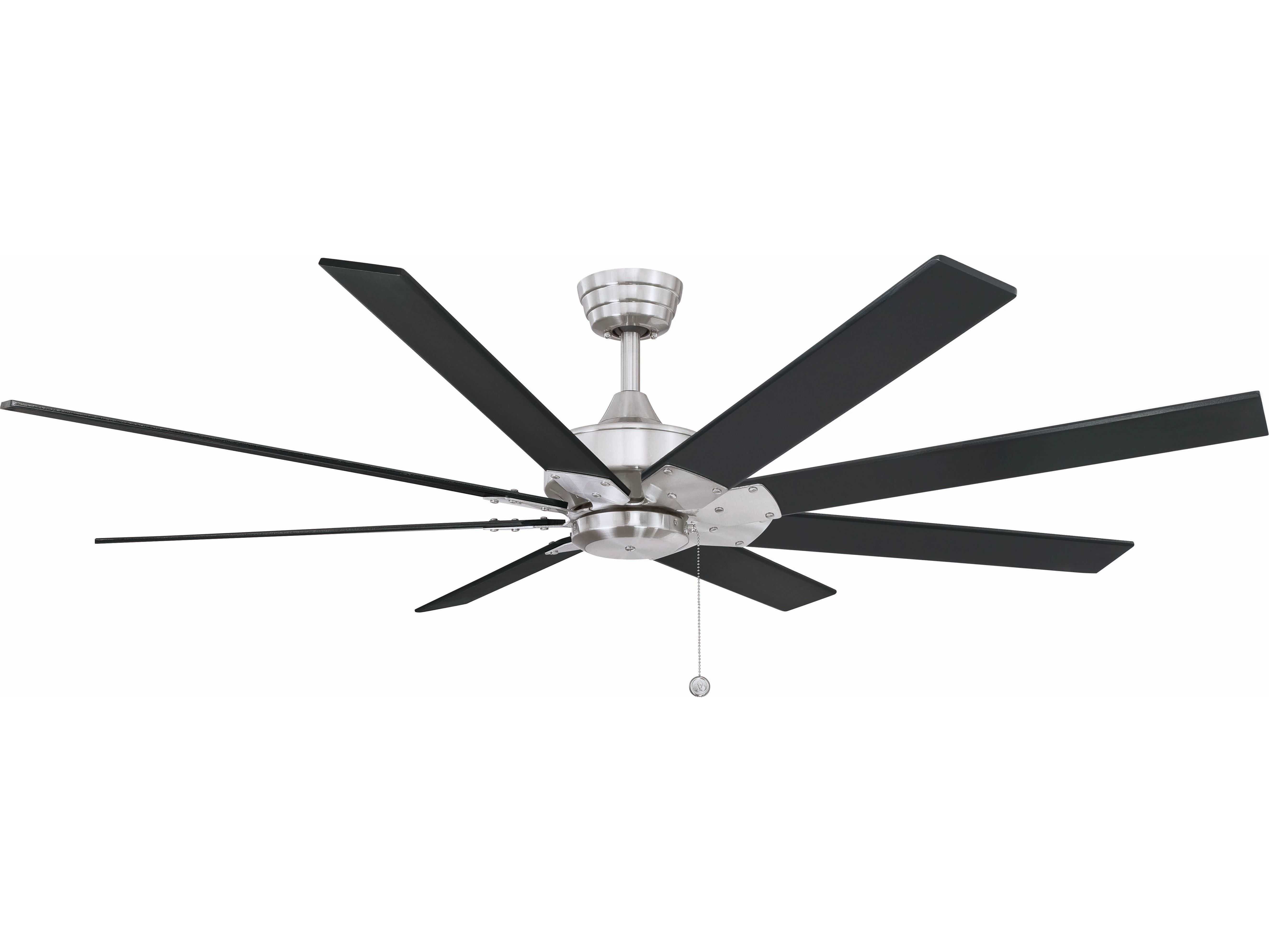 Fanimation Fans Levon AC Brushed Nickel 63'' Wide Indoor Ceiling Fan