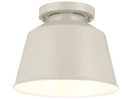 Feiss Freemont Hi Gloss Grey 1-light Outdoor Ceiling Light