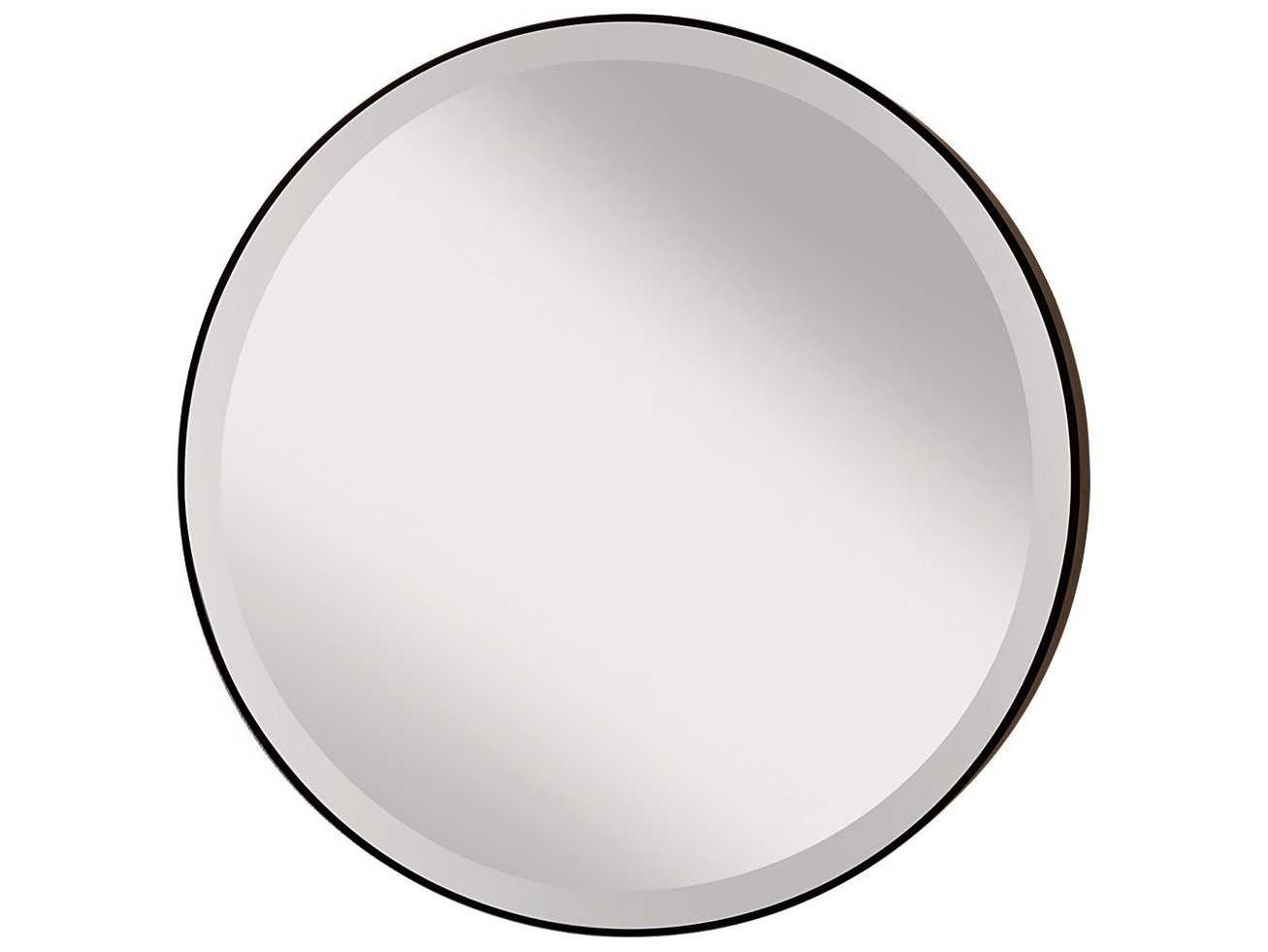 Feiss Johnson Oil Rubbed Bronze 29'' Wide Round Wall Mirror MR1127ORB
