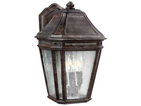 Feiss Londontowne Weathered Chestnut Three Light Outdoor Wall Feiss Londontowne Weathered Chestnut