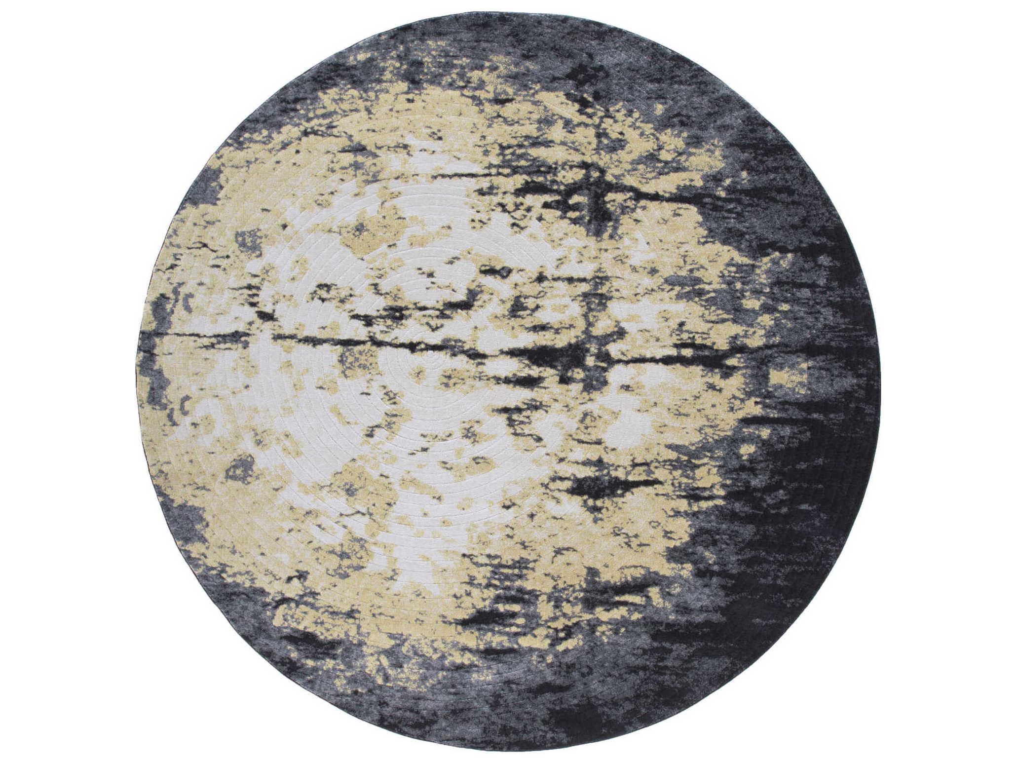 Feizy Rugs Bleecker Charcoal 8 X Round Area Rug