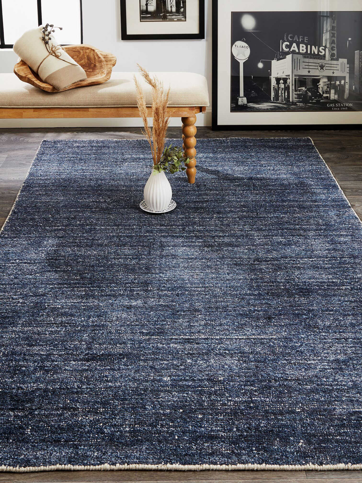 Feizy Rugs Delino Navy Rectangular Area Rug 6701f Navy