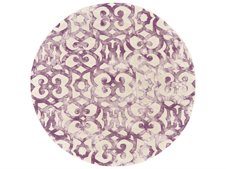Feizy Rugs Lorrain Violet 10 X Round Area Rug Fz8564fvioletrou