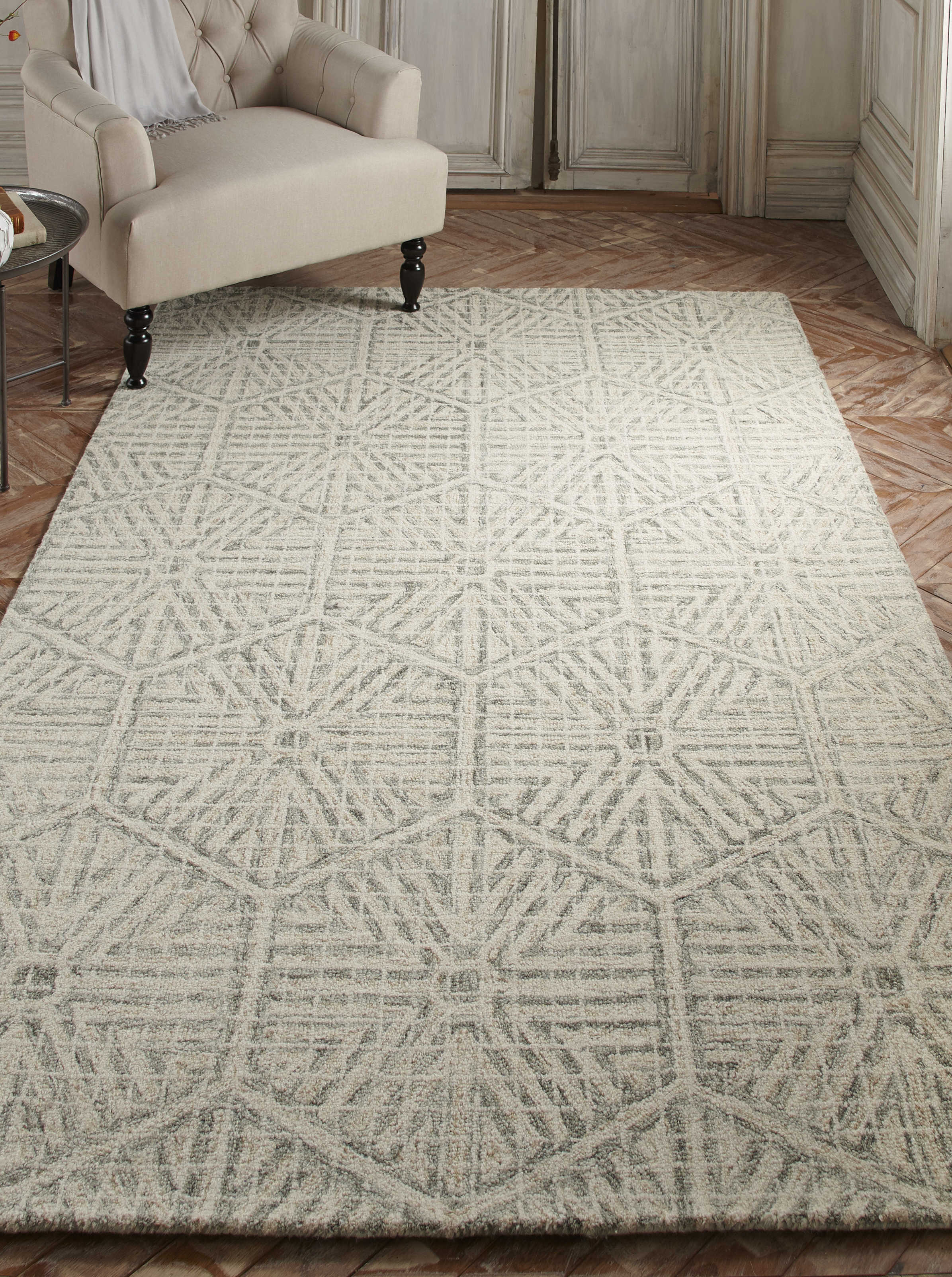 Feizy Rugs Rhett Green Rectangular Area Rug FZI8067GREEN