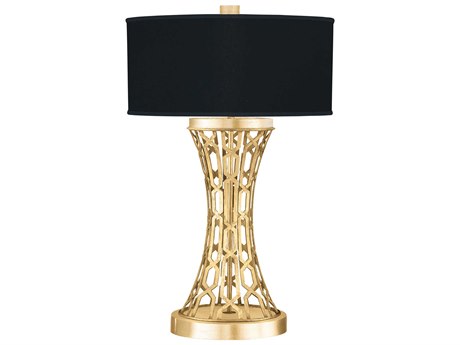 Fine Art Handcrafted Lighting Allegretto Gold Leaf Buffet Lamp