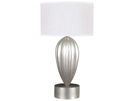 Fine Art Handcrafted Lighting Allegretto Silver Leaf Buffet Lamp