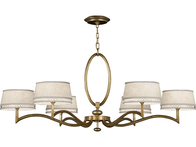 Fine Art Handcrafted Lighting Allegretto 6-Light Gold Empire Chandelier