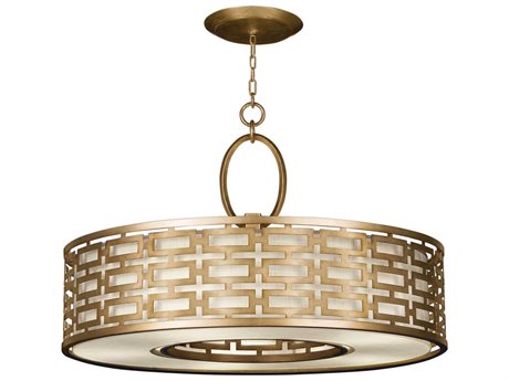 Fine Art Handcrafted Lighting Allegretto 5-Light Gold Drum Pendant