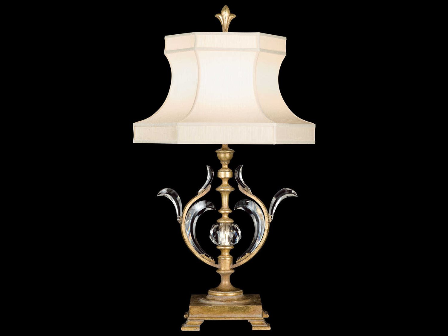Fine Art Lamps Beveled Arcs Gold 762010ST Table Lamp