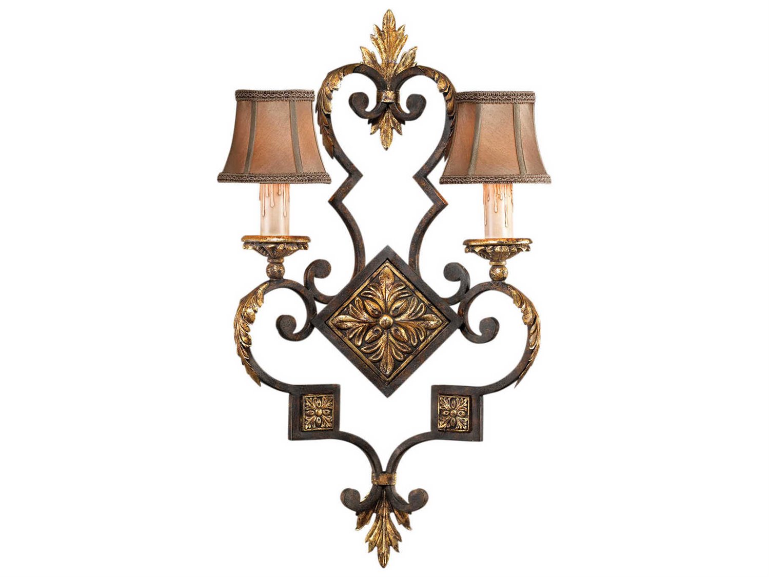 Fine Art Lamps Castile 234350ST TwoLight Wall Sconce FA234350ST