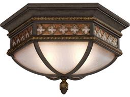 Meyda Ginkgo 6 - Light Glass Outdoor Ceiling Light | MY220112