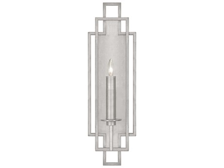 Fine Art Handcrafted Lighting Cienfuegos 1-Light Silver Leaf Wall Sconce