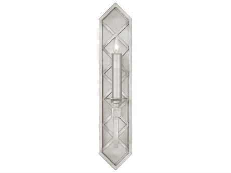 Fine Art Handcrafted Lighting Cienfuegos 1-Light Silver Leaf Wall Sconce