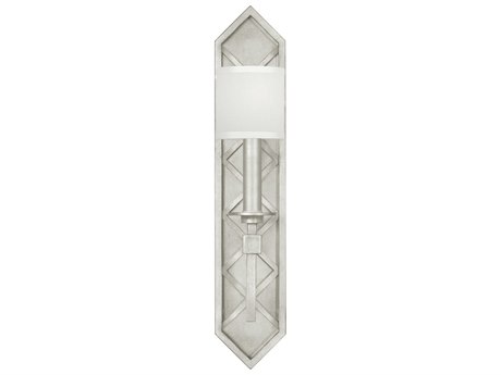 Fine Art Handcrafted Lighting Cienfuegos 1-Light Silver Leaf Wall Sconce