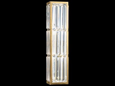 Fine Art Handcrafted Lighting Crystal Enchantment 2-Light Gold Wall Sconce