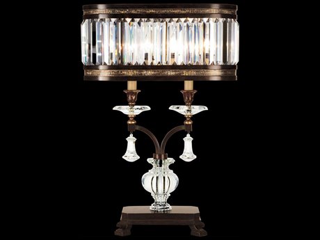 Fine Art Handcrafted Lighting Eaton Place Clear Crystal Table Lamp
