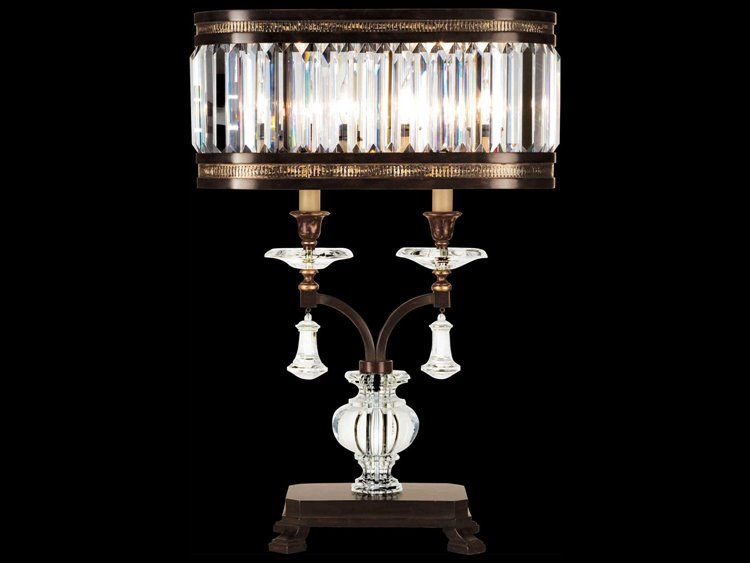 Fine Art Handcrafted Lighting Eaton Place Clear Crystal Table Lamp
