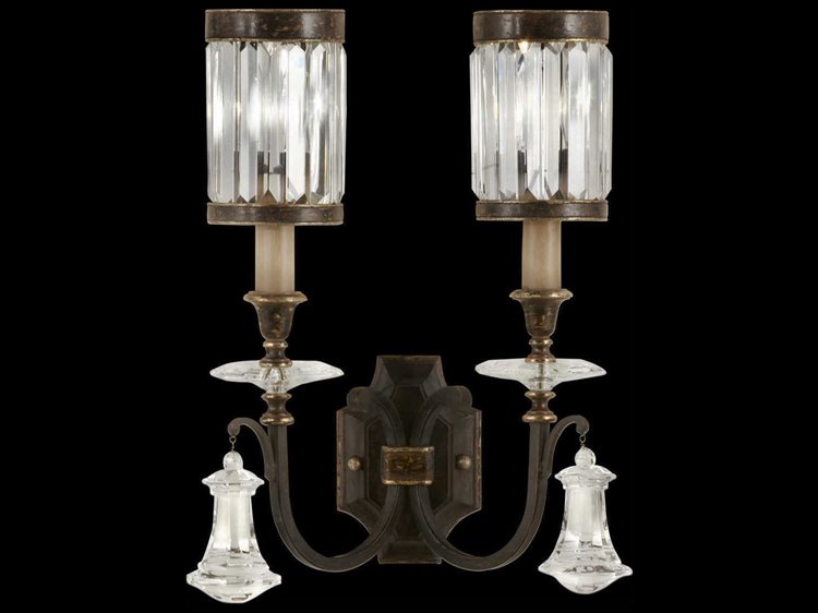Fine Art Handcrafted Lighting Eaton Place Clear Crystal Wall Sconce