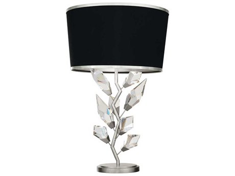 silver leaf lamp shade