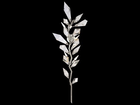 Fine Art Handcrafted Lighting Foret 4-Light Silver Crystal Wall Sconce