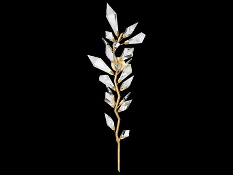 Fine Art Handcrafted Lighting Foret 4-Light Gold Crystal Wall Sconce