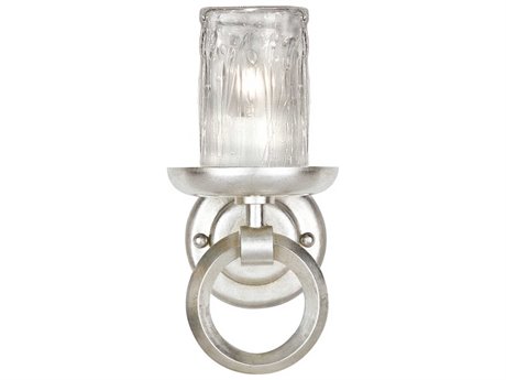 Fine Art Handcrafted Lighting Liaison Silver Wall Sconce