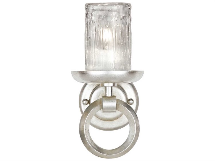 Fine Art Handcrafted Lighting Liaison Silver Wall Sconce