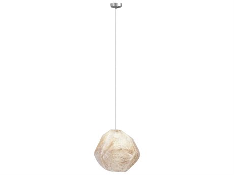 Fine Art Handcrafted Lighting Natural Inspirations 1-Light Gold Glass LED Mini Pendant