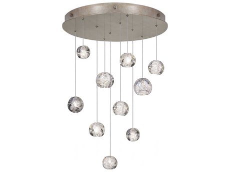 Fine Art Handcrafted Lighting Natural Inspirations 10-Light Gold Glass LED Pendant