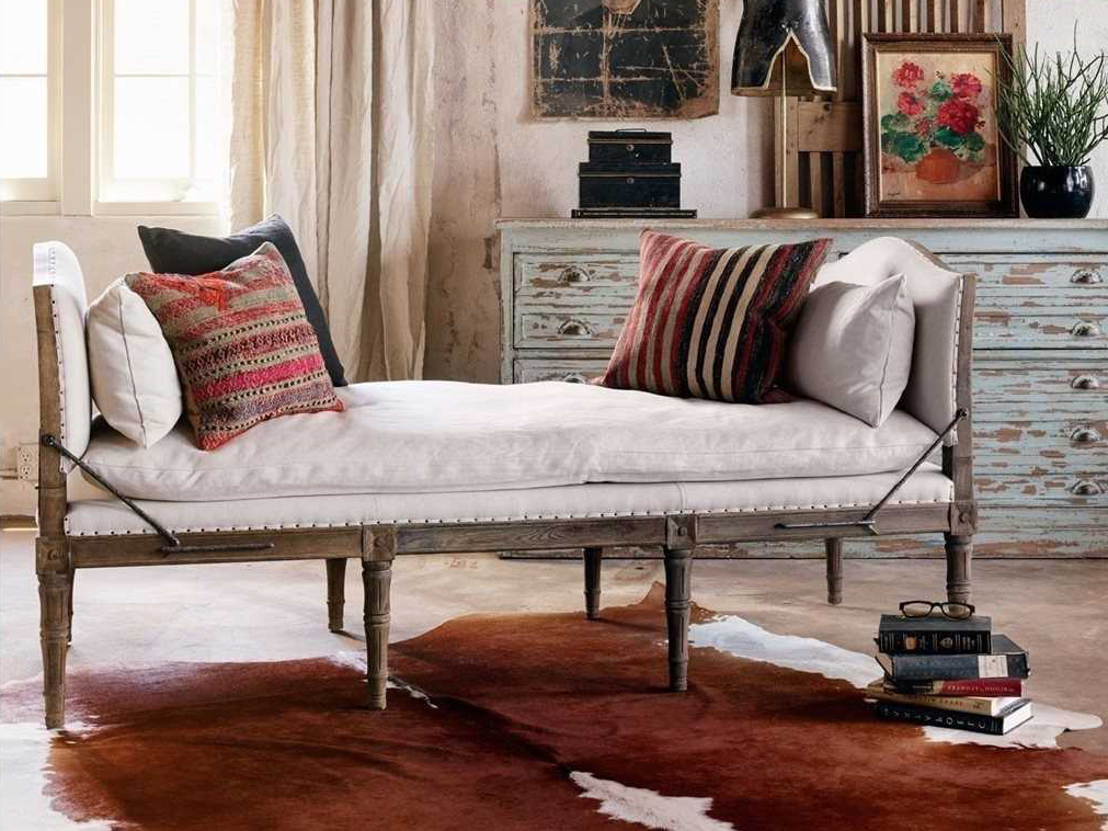 Four Hands Abbott Allison Harbor Natural Chaise Lounge FSCABT38