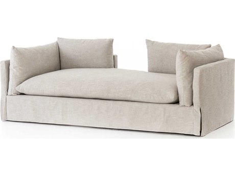 Four Hands Atelier Habitat Valley Nimbus White Upholstered Chaise