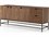 Four Hands Fulton Trey 72'' Solid Wood Natural Iron Black Wash Poplar Toffee Leather Sideboard  FSUFUL037A