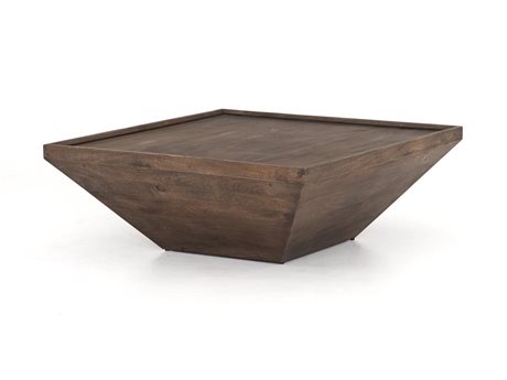Four Hands Harmon Drake Coffee Table-Aged Brown