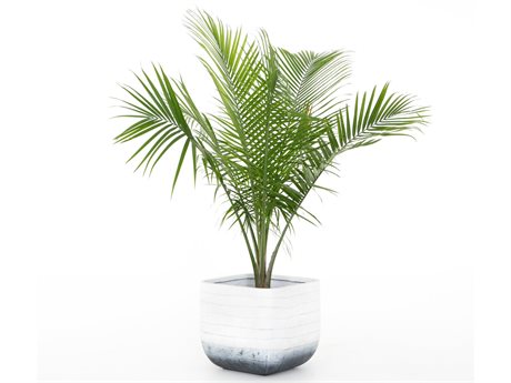 Four Hands Thayer Ingall Square Planter-Grey Ombre