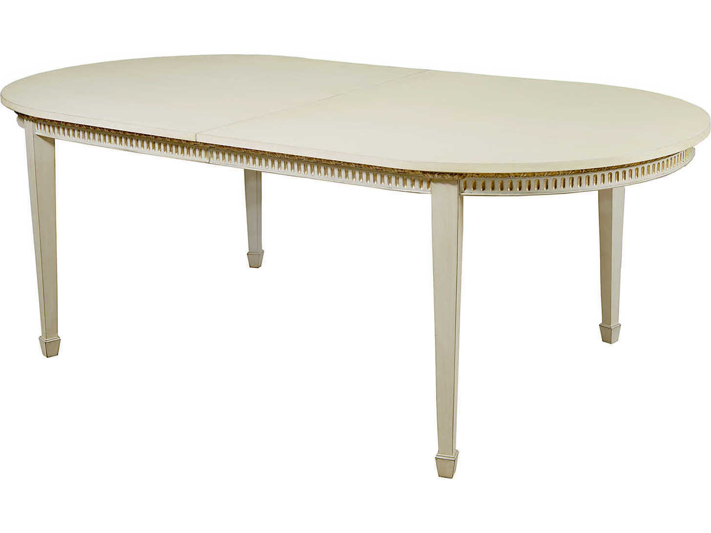 French Market Collection Anna 85''104 Wide Oval Dining Table with