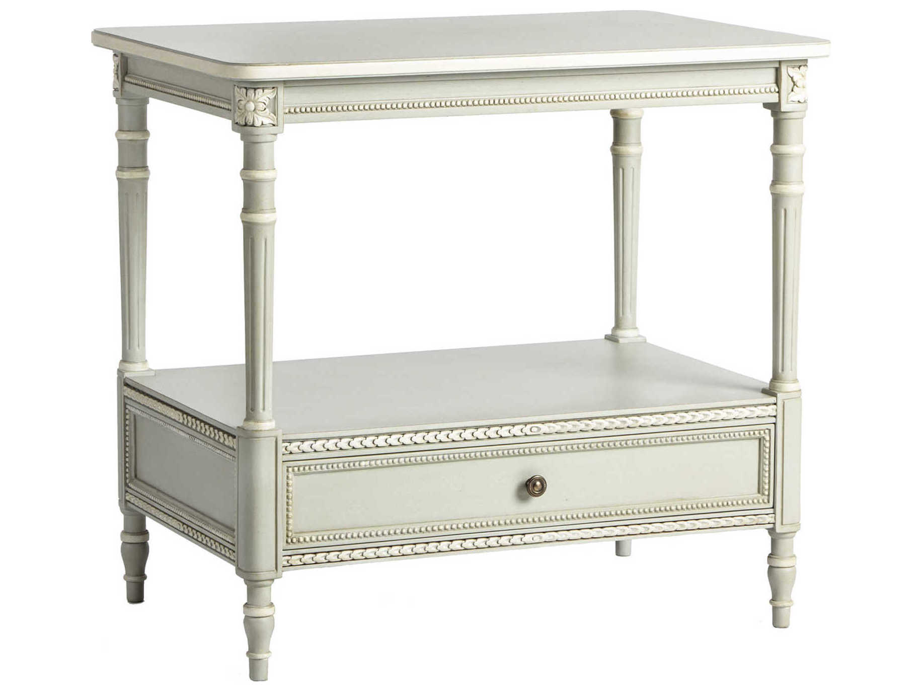 French Market Collection Grey 30'' Wide Rectangular End Table FMCTB24GY1