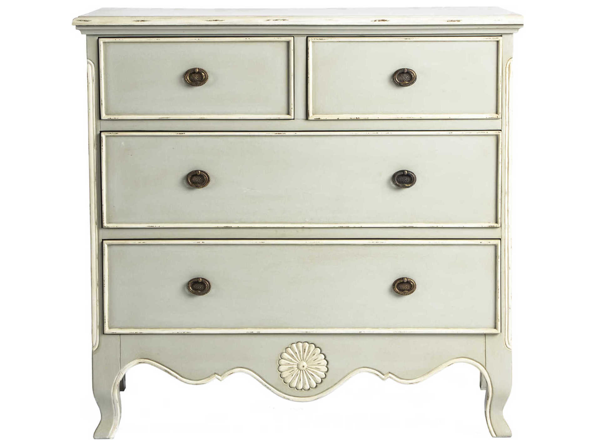 French Market Collection Grey Four Drawers Nightstand Fmcfc003grey