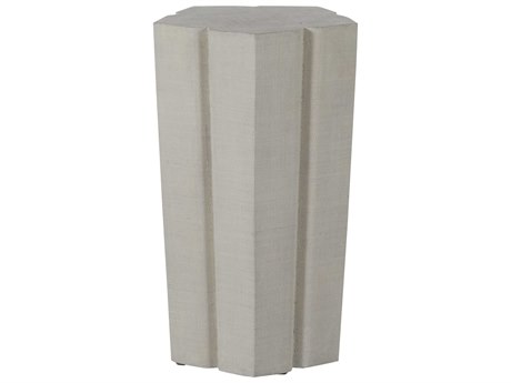 Gabby Mina White Seagrass End Table