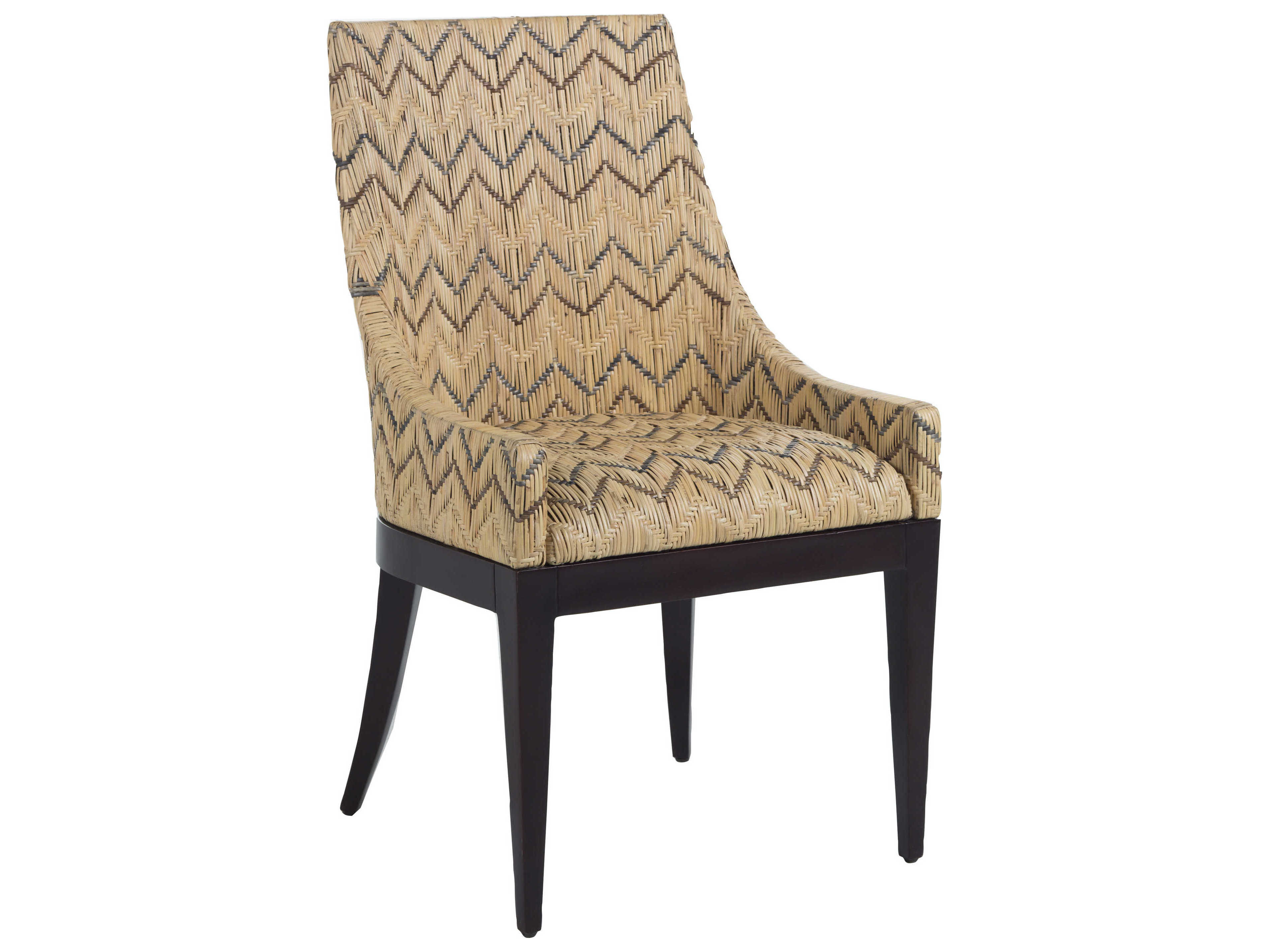 Gabby Home Mori Natural, Brown, & Black Rattan Side Dining Chair GASCH157235