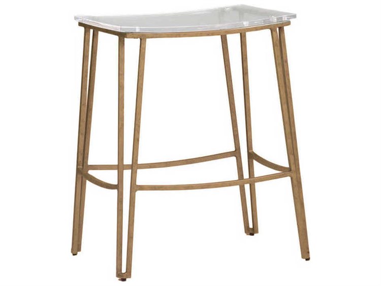 Gabby Pierce Antique Gold Clear Acrylic Counter Stool Gasch155410 Gabby Pierce Antique Gold Clear Acrylic Counter Stool Sch 155410