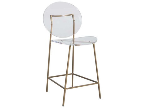 Gabby Sandy Clear Acrylic Counter Stool