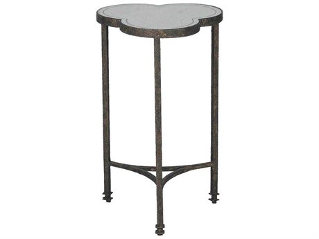 Gabby Walter Antique Eglomise Mirror & Textured Black End Table