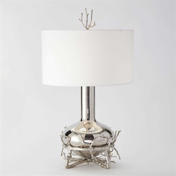 Global Views Nickel Buffet Lamp