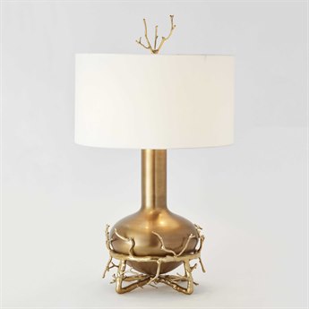 Global Views Brass Buffet Lamp
